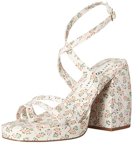 Katy Perry Damen Meadow Classic Plattform, Rot/Mehrfarbig, 39 EU