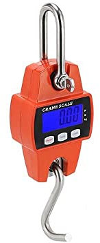 Kovalmax BILANCIA INDUSTRIALE ELETTRONICA PESA FINO 300 KG DINAMOMETRO DIGITALE GANCIO