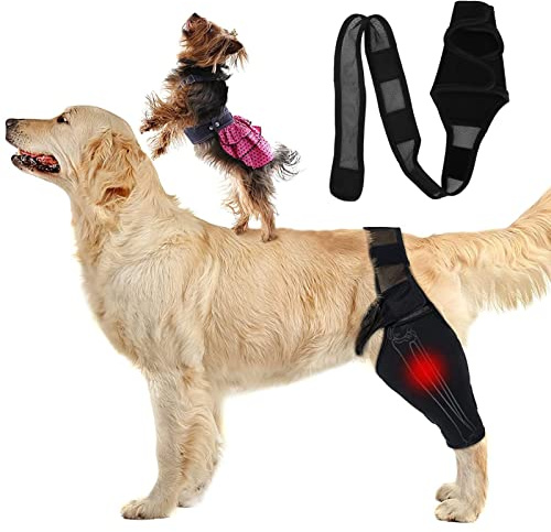 Dog Elbow Brace Protector Pads, Dog Elbow Protector for Canine Elbow and Shoulder Support Elbow Hygroma, Dysplasia, Osteoarthritis, Elbow Calluses, Pressure Sores and Shoulder Dislocation(S)