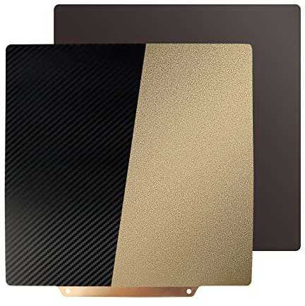 IdeaFormer Textured PEI+ Smooth PET Magnetisches Druckbett für Ender 3, Double-Sided PET+PEI Druckplatte für Ender 3/3 Pro/3 V2/5/5 Pro für Elegoo Neptune 2/3/3 Pro/4/4 Pro Sovol SV05/SV06 235x235mm