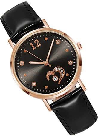 Mikikit Modische Damen-quarzuhr mit Diamanten Dekorative Damen-Armbanduhr für Den Täglichen Gebrauch