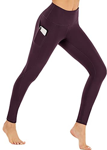 Ewedoos Fleece Lined Leggings Women Thermal Leggings Women Winter Gym Leggings High Waisted Warm Yoga Pants with Pockets