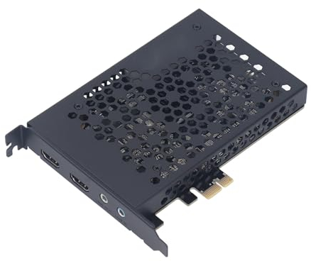 Scheda di Acquisizione Giochi PCIe HDMI 4K, Scheda di Acquisizione Video PCIe Interna Gen2 X1 Registrazione Audio Video per Windows, per, per, per Switch