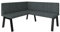 FURNISTAR Eckbank Akiko Metal A - Eckbankgruppe für Ihrem Esszimmer, Küche modern, Sitzecke, Essecke. Perfekt für Küche, Büro und Rezeption. Solide und Starke Verarbeitung. (142x168-Links-Inari96)
