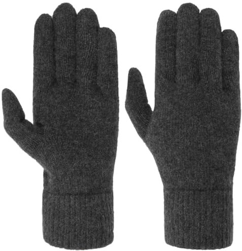 Hestra Kaschmirhandschuhe Handschuhe Wollhandschuhe Fingerhandschuhe Damen/Herren - Winter Herbst-Winter - One Size anthrazit