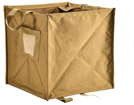 Harilla Poubelle de Camping Pliable, Panier à déchets Pliable, Poubelle Portable, conteneur de Stockage, Poubelle pliée pour la Cuisine de la Maison, Kaki Petit