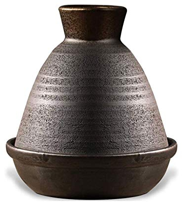 YYNLIN Cazuela de cerámica, Utensilios de Cocina con Tapa Cazuela de cerámica Olla para Sopa Olla para estofado Olla Caliente Olla de Piedra multifunción de pequeña Capacidad