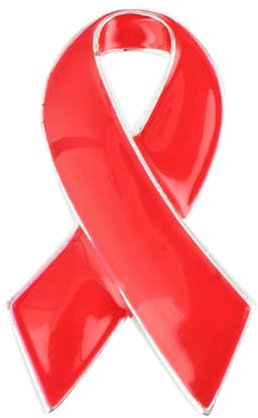 Limtula Rote Brosche Emaille Pins Schmuck HIV/AIDS Bewusstsein Hoffnung Anstecknadel Knöpfe Abzeichen Schmuck Zubehör