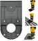 Router Guide Rail Adaptor Compatible with Dewalt Trimmer for Plunge Saw Track DCW604NT DCW600N D26204K