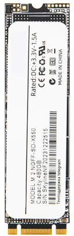 YIWEOG SSD Internes Solid-State-Laufwerk 1 TB, M.2 NGFF – Bis zu 520 MB/s, mit 3D TLC Flash-Technologie, Kompatibel mit Desktop/Laptop/Notebook