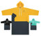 The Ona Company - Poncho mare e surf: per uomo e donna - L'asciugamano perfetto per le tue giornate in spiaggia o piscina. Pratico, confortevole e di stile. (Giallo)