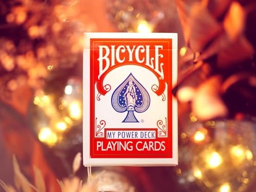 MAGICAPLANET My Power Deck – Kartenspiel – 16 Zaubertricks erklärt – Farbe des roten Rückens