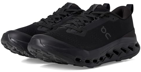 On Women's Cloudsurfer Trail 2 Sneaker, Black/Black, 6 UK