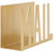 Briefhalter für den Schreibtisch, Metall-Hohldesign-Desktop-Mail-Organizer für Rechnungen, Briefe, Papiere (GOLD)