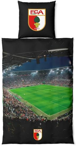 FC Augsburg Bettwäsche - Arena - 2-teilig 135 x 200 cm FCA