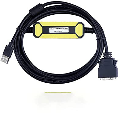 Yige Store USB-MR-CPCATCBL3M adecuado Fit Compatible MI/T-SU Melsec Servo Drive MR-J2S MR-J2 Cable de depuración USB a adaptador RS232