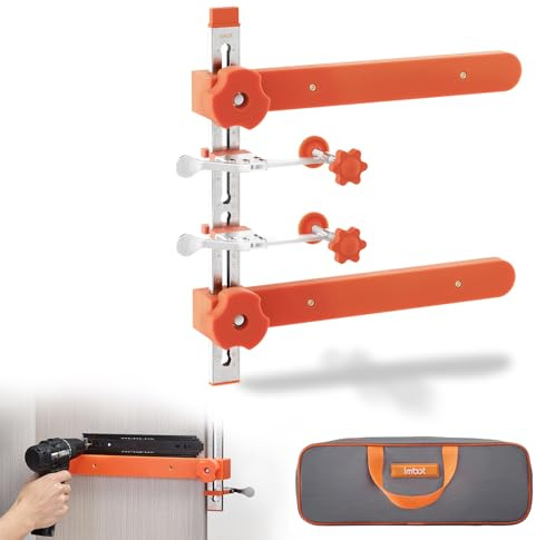 Imbot Drawer Slide Jig Precision Cabinet Drawer jig Tool with Laser-Engraved Double Scale Markings for securing Cabinet Slides, Providing Fast and Accurate Installation for DIY and Professionals.