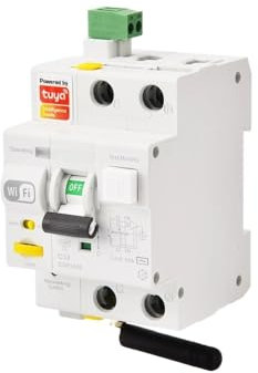 gloca Differenziale Magnetotermico Wi-Fi Smart Con App Tuya Smart RCBO Riarmo Automatico 3M 1PN 32A 6KA 30mA 220V