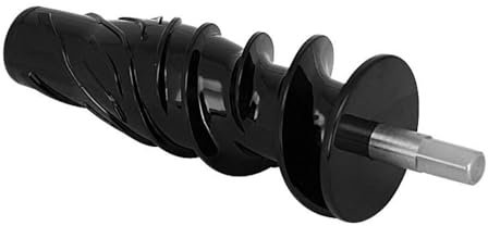 Replacement Auger for Omega Masticating Juicers, Compatible with Models 8003, 8004, 8005, 8006, 8007 and 8008, Durable Black Plastic Ultem Gear Design