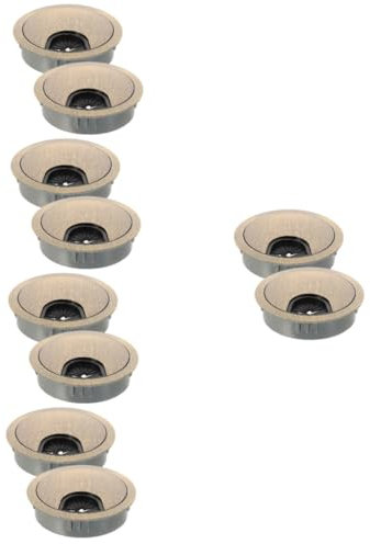 SHINEOFI 5 Ensembles Cache Câbles De Bureau De Lot Trou Pour Gestion Des Câbles Pour Organiser Votre Espace De Travail 2 Pièces * 5