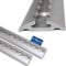 2 Stück je 2 m Airlineschiene halbrunde Form - TÜV Zertifiziert - aus Aluminum mit Bohrungen | Ladungssicherung für LKWs, Anhänger, Wohnmobile | eloxiert | 1975mm (Schnell fixiert und einsatzbereit)