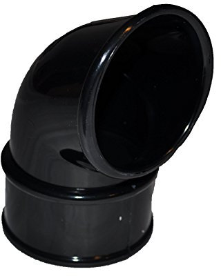 Round Downpipe Shoe - Black - Pack of 5