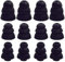 JNSA 3 Flange Noise Cancelling Triple Flange Eartips Eargels Earpads Ear Tips Gels Bud Compatible with Inside Diameter 4mm-5mm Earbuds in-Ear Earphones（Inner Hole 4mm）,S/M/L,6 Pairs, Black 3F6P3
