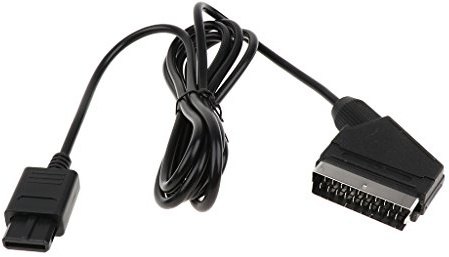 SDENSHI For Nintendo SNES Gamecube N64 Console A/V TV Video RGB SCART Cable 1.8 m