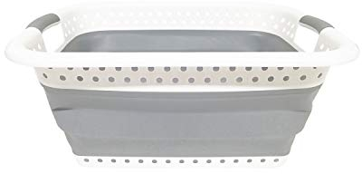 7H Sevenon 184335 Cesta para La Colada Plegable Gris
