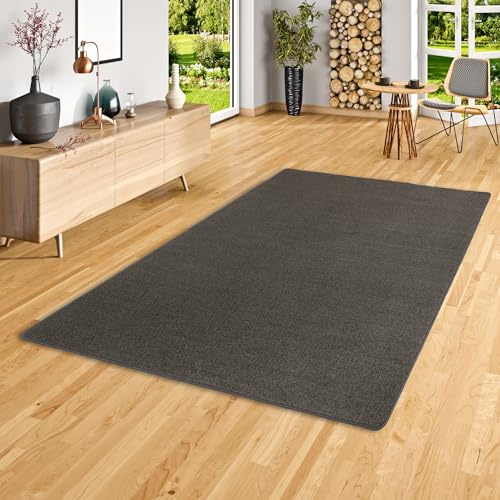 Snapstyle Trend Velours Teppich Joy Anthrazit in 24 Größen