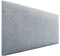 DHOME Cabecero de Polipiel o Tela AQUALINE Liso cabeceros Cabezal tapizado Cama Lujo (Tela Gris Perla, 110cm (Camas 80/90/105))
