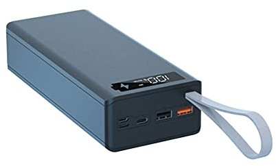 Dciustfhe 16x18650 Battery Storage Box PD QC3.0 Quick Charge DIY Power Bank Box Case 18650 Battery Holder Box Black