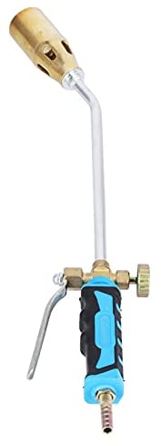 Cabezal De Antorcha De Soldadura, Pistola De Calentamiento De Soldadura Industrial, Antorcha De Soplete De Soldadura De Encendido, Llama Ajustable para Gas Doméstico (Double Switch)