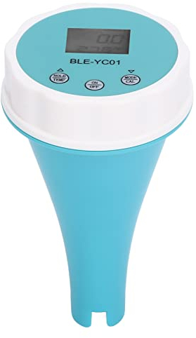 Digitales PH Messgerät, 6 in 1 PH Wert Messgerät Pool, Bluetooth Wassertester PH EC TDS ORP Temp Monitor Pen für Trinkwasser, Pool, Aquarium, Aquarium, Hydroponik