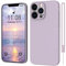 WXX Silicone Ultra Slim Case for iPhone 14 Pro - Camera Protection, Soft Gel Cover, Anti-Scratch, Light Purple