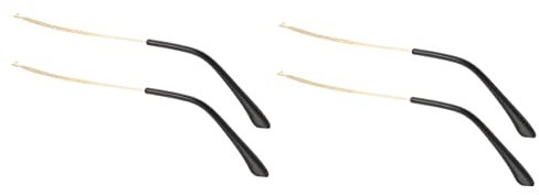 NUOBESTY 2paare Ersatzteile Für Brillen Metallbügel Einfache Kompatibel Mit Verschiedenen Brillenarten Stilvolles Design Goldene Farbvariante