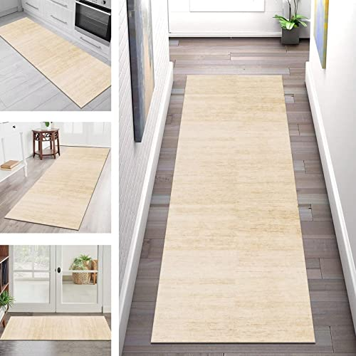 Läufer Teppich Lang Flur Küche rutschfest Waschbar Korridor Teppichmatten 40X300CM Küchenteppich Küchenläufer Asbtrakt Polyester Teppichläufer Eingang Schlafzimmer Meterware Wohnzimmer Flurläufer