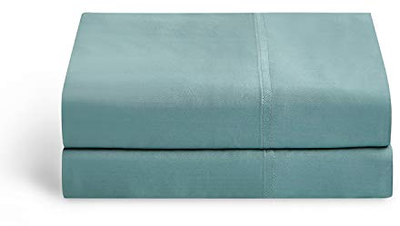 YnM Lot de 2 taies d'oreiller 100 % bambou, standard/double (50 x 70 cm), vert