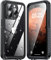 ANTSHARE iPhone 15 Pro Case, IP68 Waterproof Dustproof with Built-in Screen/Camera Protector, Full Body Sealed Shockproof Case for iPhone 15 Pro 6.1” (Black)