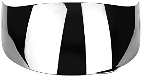 Akozon Motorradhelm-Visierschutz, Vollgesichts-Motorrad-Windschutzhelm-Objektiv-Visierschutz Passend für AGV K1 K3 SV K5 K5-S (Silber)