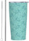 Kaireno Sea Turtle Tumbler Blue Ocean Stainless Steel Insulated Tumblers with Lid Straw Reusable Turtles Coffee Travel Mug Tea Drinking Water Wine Cups Birthday Gifts for Women 20 Oz