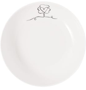 Villeroy & Boch - Statement Lines, Assiette Creuse « Family », ⌀18 Cm, Porcelaine Premium, Blanc