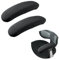 heavenlife 1 Paio di Copertura Universale del bracciolo della Sedia, Copri braccioli Rimovibili, Coperture Elastiche per Braccioli Sedia, Protezione Braccioli per Avambracci Ufficio a Casa (Nero)