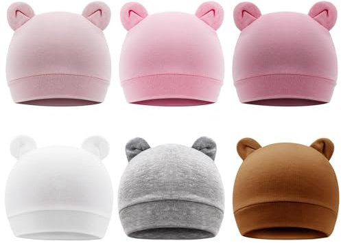 DRESHOW Unisex Bambino Berretti Neonato Ragazzi Ragazze Morbido Carino Cappello Nursery Berretto