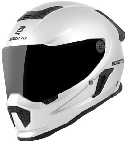 Bogotto Rapto Helm, weiß matt, M