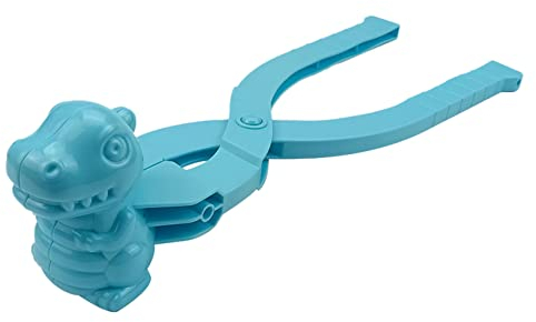 MARKELL Dinosaurier Schneeball Macher Clip Kreative Draussen Winter Schnee Sand Form Werkzeug Spaß Winter Draussen Schnee Spielzeug Blau