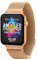 Reflex Active Amoled Series 30 Orologio intelligente con cinturino in maglia di acciaio inossidabile oro rosa