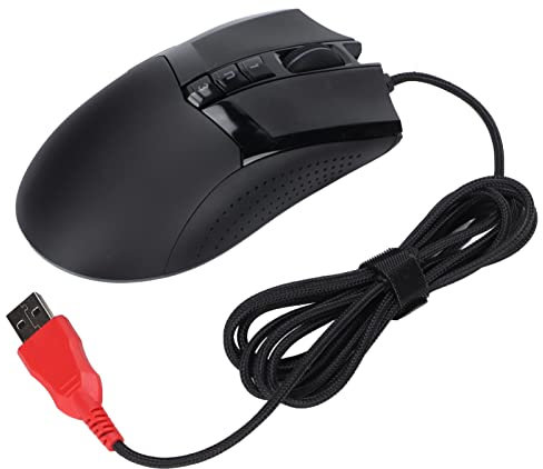 Beufee Gaming-Maus, Kabelgebunden, Ergonomisch, Gamer, Laptop, PC, USB, Optisch, Computermäuse, RGB, Kabelgebunden, Für Büro Und Zuhause