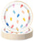 RUSPEPA Paquet de 25 Assiettes en Carton pour Fête Prénatale - Assiettes Jetables Empreinte de Bébé de 7 Pouces Assiettes Décoratives pour Fournitures de Vaisselle de Fête Décor de Table - 18x18cm