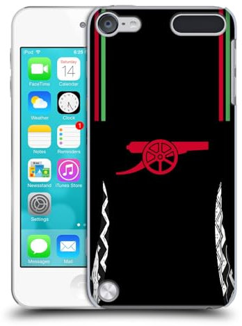Head Case Designs Offizielle Arsenal FC Away 2024/25 Trikot Harte Rueckseiten Handyhülle Hülle Huelle kompatibel mit Apple iPod Touch 5G 5th Gen